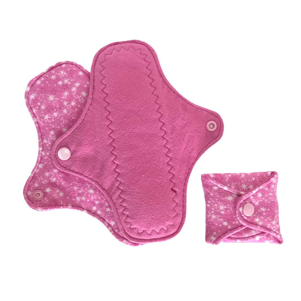 Heavy Dömubindi Pink Stars