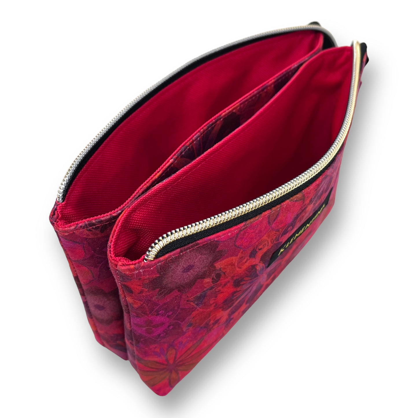 Red Floral Double Bag