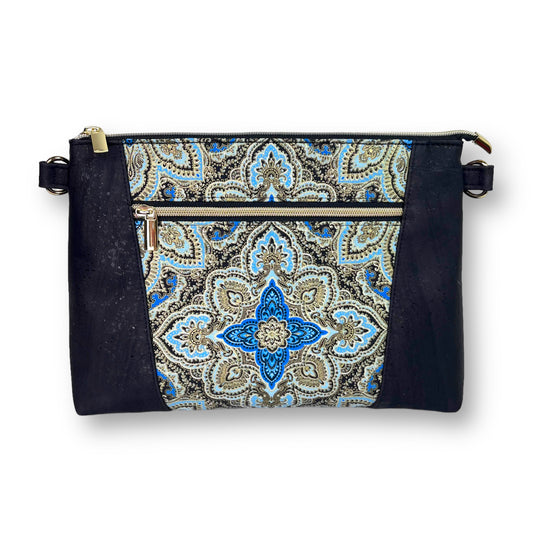 Black & Blue Crossbody Bag