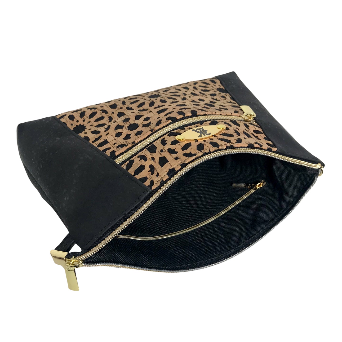 Black & Gold Mandala Crossbody Bag